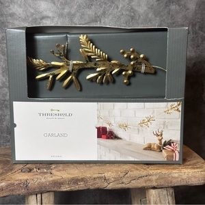 Threshold Botanical Garland Gold